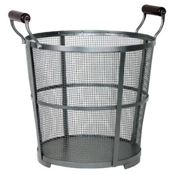 Dare2Decor 15704 Antique Iron Round Basket Log Bin DA2671657